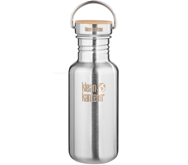 Trinkflasche mit Bambusdeckel, 532 ml