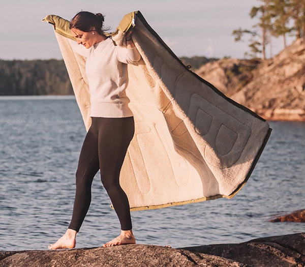 Vanlife Schlafsack Bentcho, Scandinavian moss