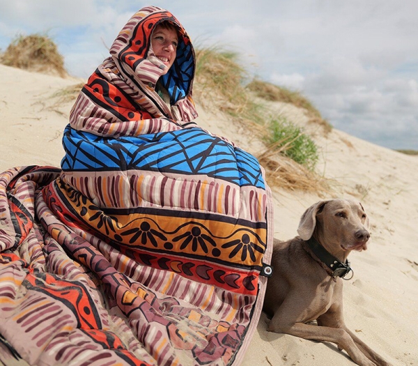 Vanlife Schlafsack Bentcho, Africa Druck