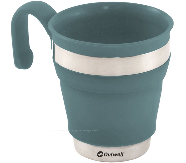 Tasse faltbar, graublau