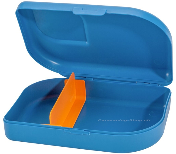 Brotbox ajaa! mit Trenner, blau