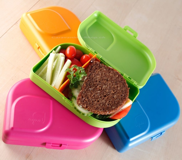 Brotbox ajaa! mit Trenner, pink