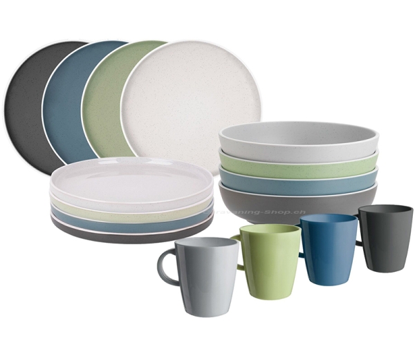 Geschirrset Lunch Box Dolomit 16-tlg.