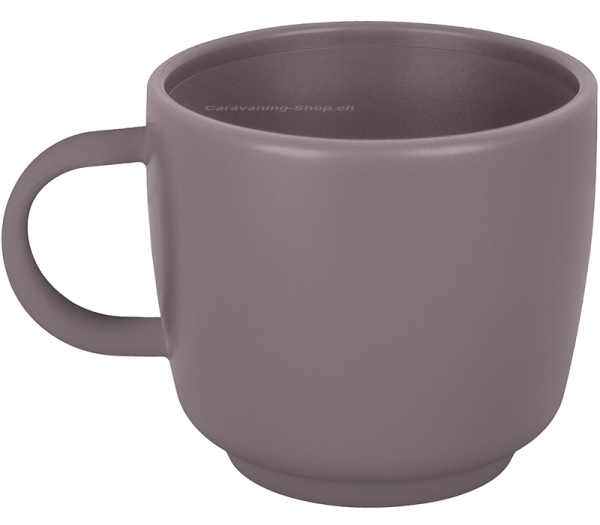 Henkelbecher Cappuccino, brombeer