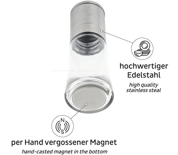 silwy Magnet-Gewürzmühlen