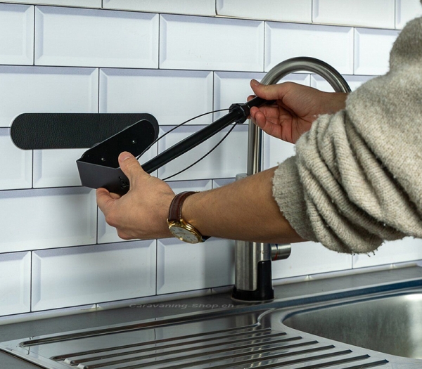 Magnet-Küchenrollenhalter inkl. Metall-Leiste