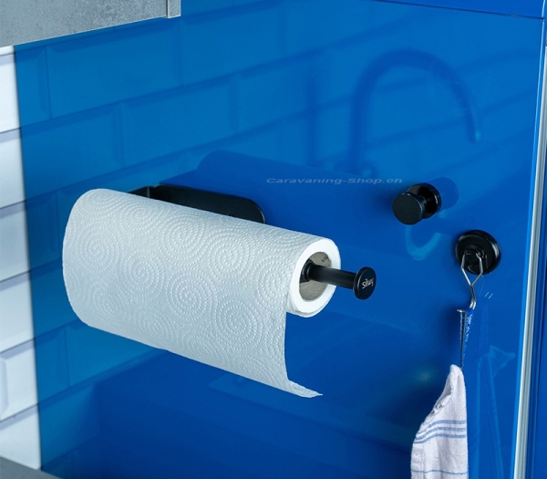 Magnet-Küchenrollenhalter inkl. Metall-Leiste