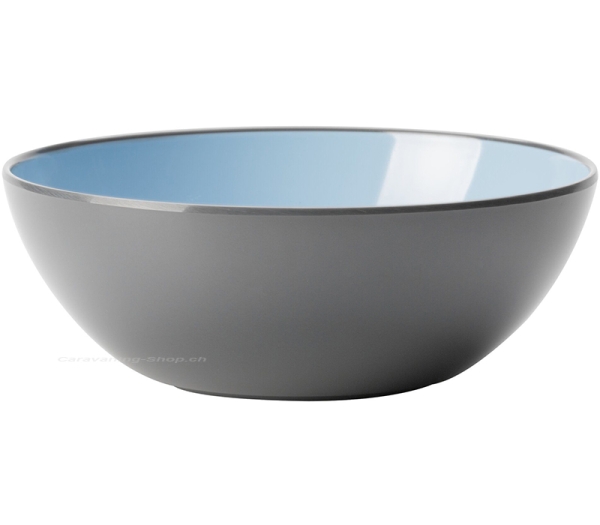 Geschirrset Vivid Line 12-tlg. hellblau-anthrazit