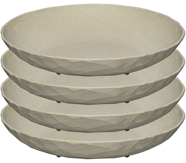 Geschirrserie Organic, Suppenteller sand
