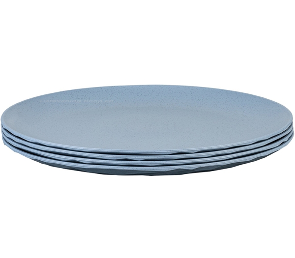 koziol Flacher Teller CLUB PLATE 260, blau