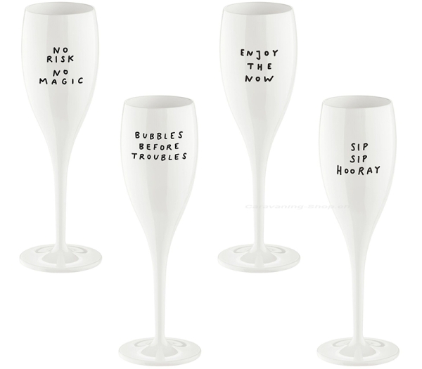 Sektglas Cheers No. 1, 4er-Set