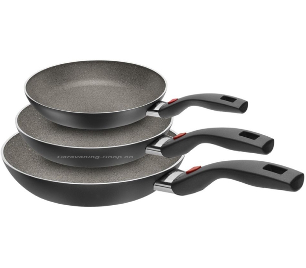 Click&Cook Pfannenset Granitium