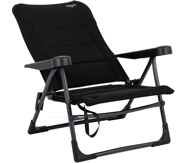 Strandstuhl AP/205 Air-Deluxe, schwarz