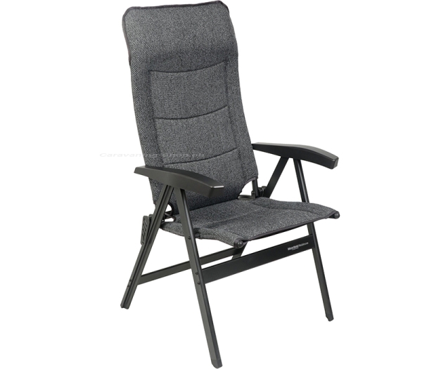 Campingstuhl Noblesse Deluxe, grau meliert