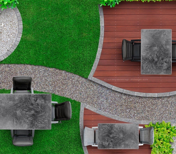 Campingtisch Linear, 100 x 70 cm