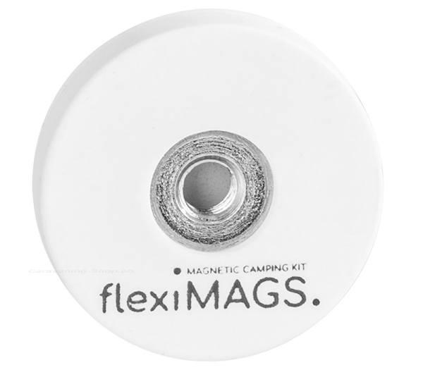 Magnet rund flexiMAGS, weiss, ø 22 mm