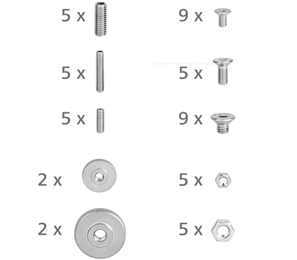 Schraubenset flexiMAGS