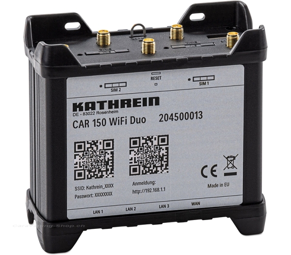 LTE/WiFi-Routerset Kathrein CAR 160 WiFi Duo 5G MIMO, anthrazit