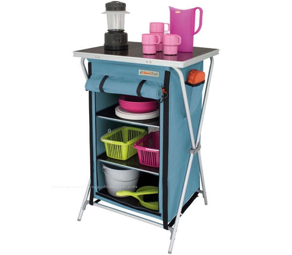Campingschrank Aubenas, hellblau