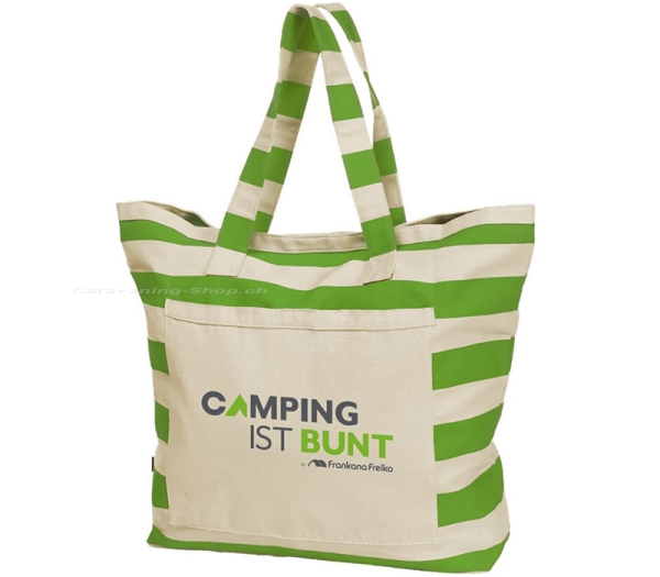 Einkaufstasche Beach Camping ist bunt