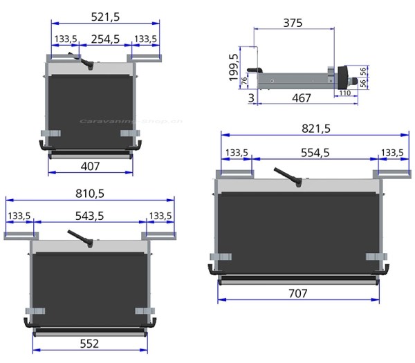 Slide-Out Step G2 12V VW Crafter 700