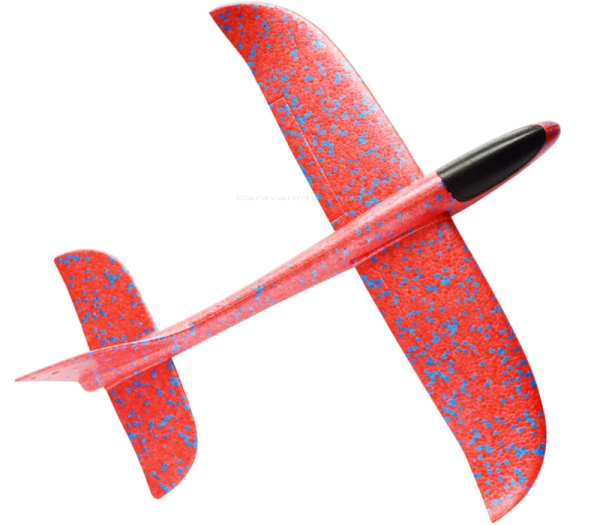 Wurfgleiter / Segelflugzeug 37 cm, Schaum