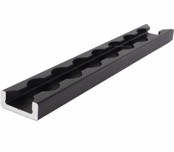Zurrschiene extra schmal, Schwarz
