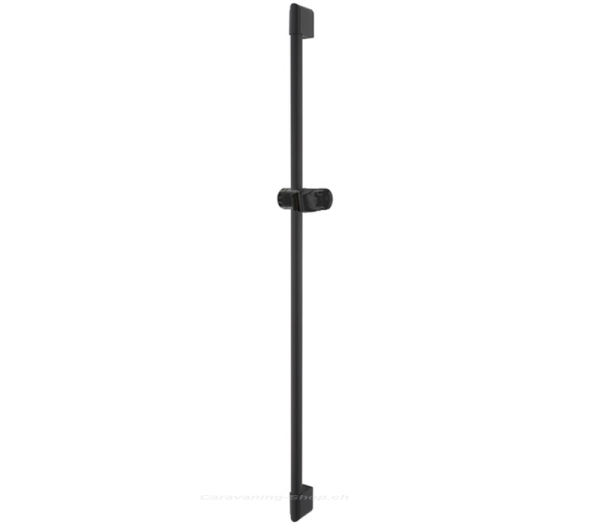 Duschstange mit Brausehalter, schwarz matt