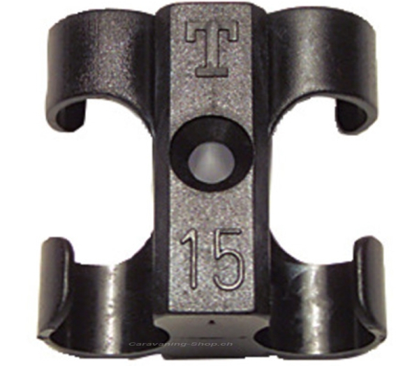 Schlauchhalter für parallel verlegte Schläuche 10 mm