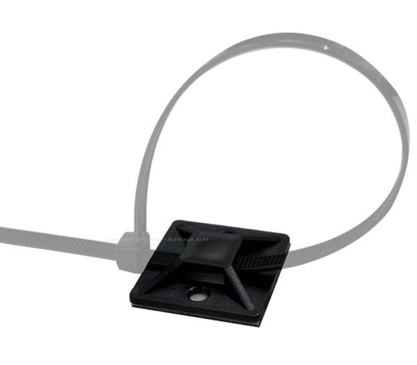 Klebesockel für Kabelbinder, 50er Pack