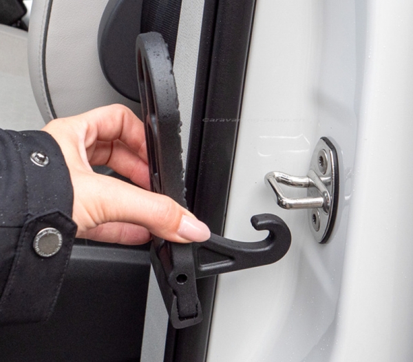 Autotür-Trittstufe mit Klapphaken