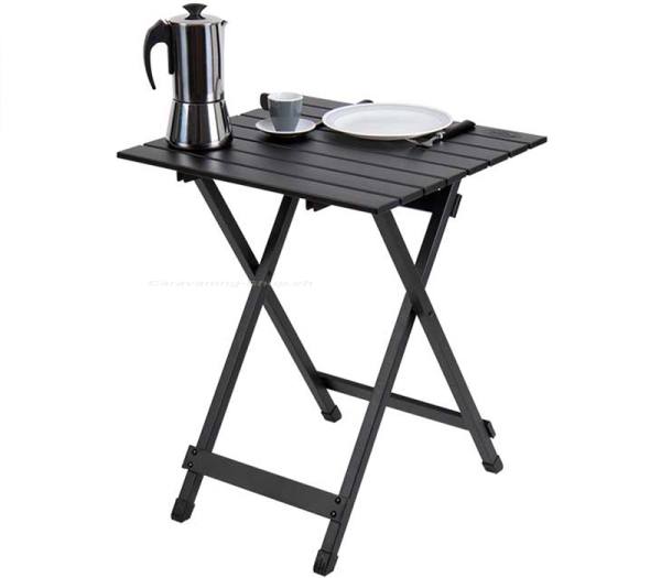 Single Black Alu-Klapptisch