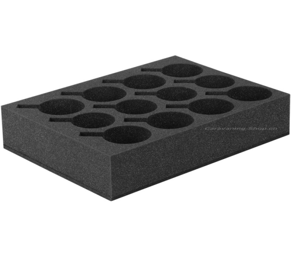 Universal Glas- und Tassenhalter, Schwarz