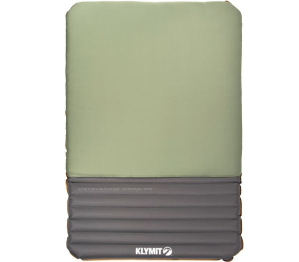 Isomatte KLYMIT DOUBLE 198x135x13cm, grün/grau