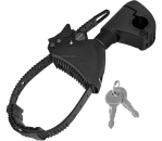 Strap-Rahmenhalter, kurz, abnehmbar, schwarz