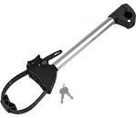 Strap-Rahmenhalter, lang, abnehmbar, silber