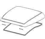 Glas komplett für Mini Heki/Style
