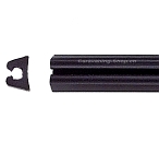 Unterlegprofil, E 335 *, schwarz, für Zierleiste 210/028