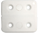 PVC-Scharnier, weiss, 5 Stück