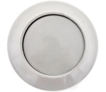 PUSH-Lock Druckknopf mit Rosette, hellgrau