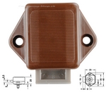 Mini PUSH-Lock-Schloss, braun