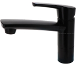 Einhebelmischer Como schwarz matt, Auslauflänge 140 mm