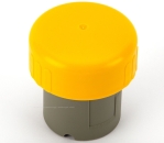 Schraubkappe gelb für Abwasser C2/3/4/C-200