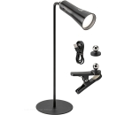 Taschen-/Stehlampe, schwarz