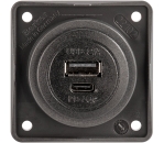 USB-Steckdose USB-A/USB-C