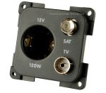 Steckdose 12 V Auto, TV, SAT