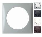 Rahmen 1-fach, braun matt Integro Flow