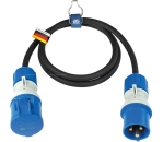 CEE-Verlängerung, 1,5 m schwarz