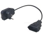 Euroflachstecker mit  integriertem Schalter