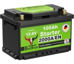 BullTron Lithium Starterbatterie, 105 Ah
